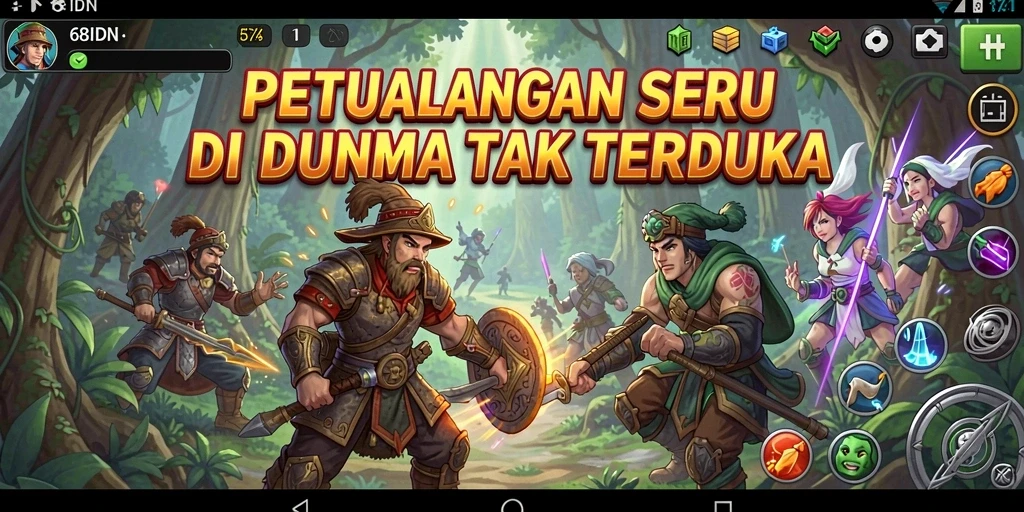 Tampilan gameplay 68IDN yang seru dan penuh tantangan petualangan.