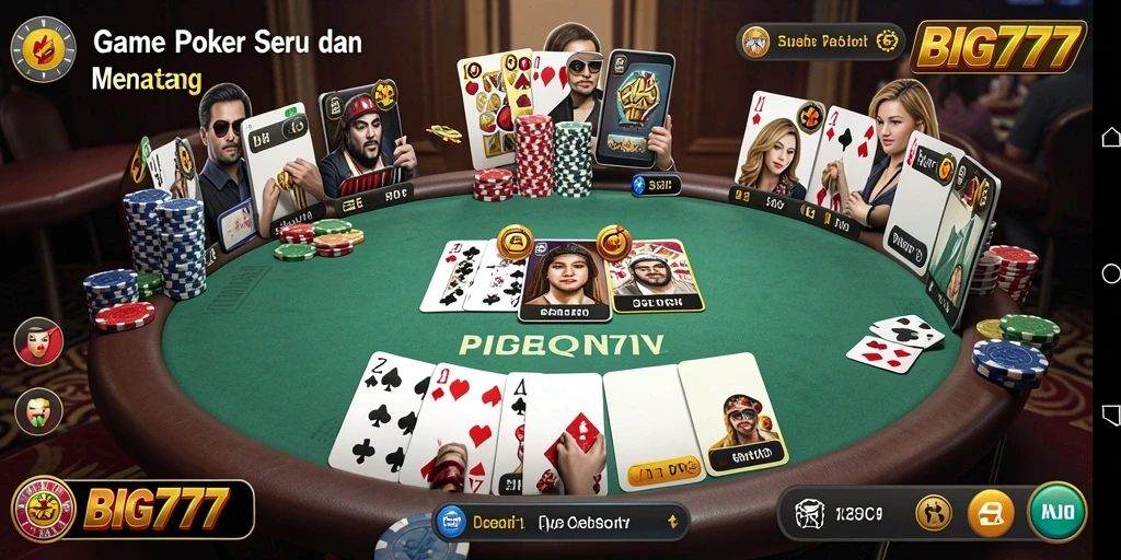 Tampilan menarik dari gameplay BIG777 yang seru dan interaktif.