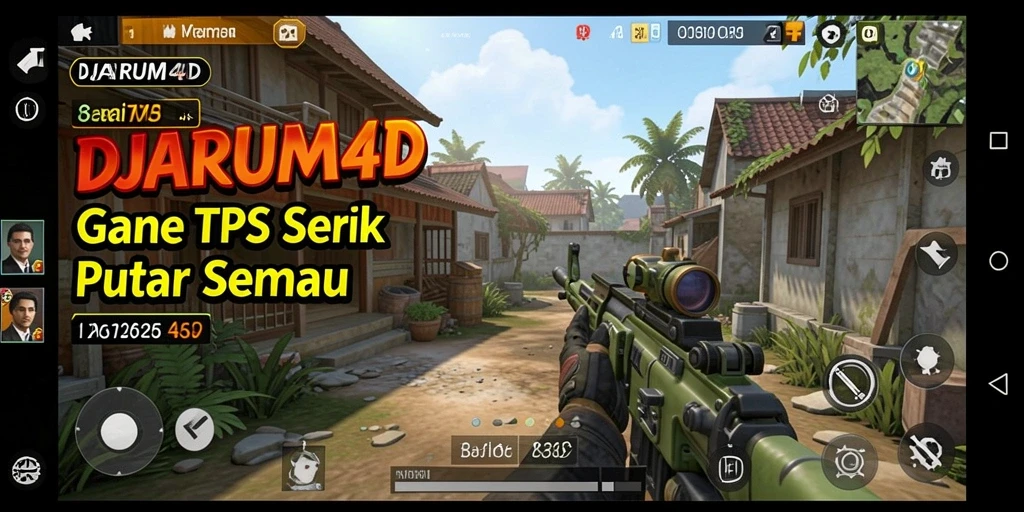 Screenshot menunjukkan aksi seru dalam DJARUM4D dengan grafis yang memukau.
