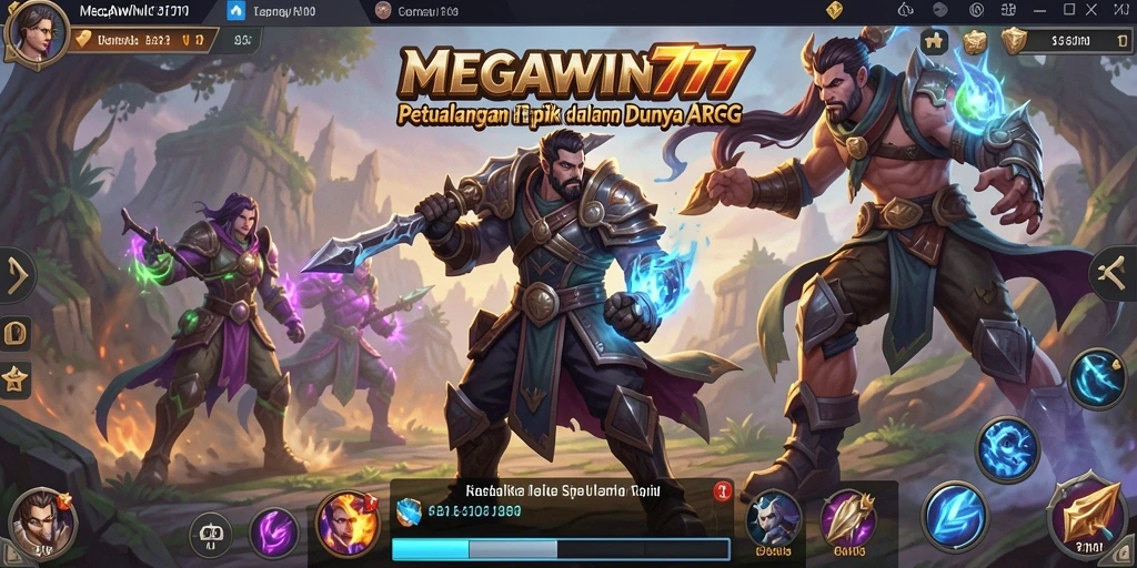 Gameplay seru di MEGAWIN777 dengan pertarungan epik dan eksplorasi.