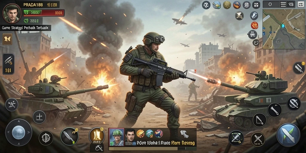 Tampilan gameplay mendebarkan dalam PRADA188 dengan grafik yang memukau.