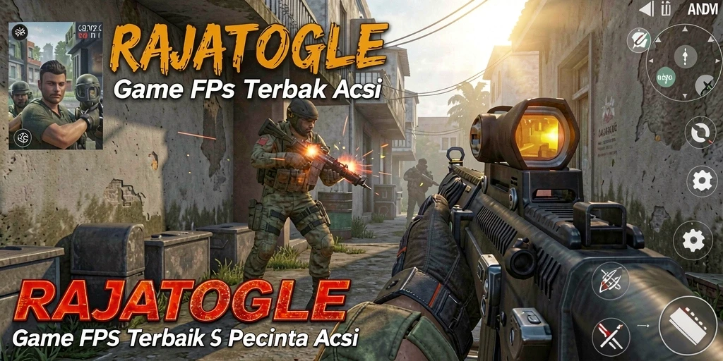 Tampilan screenshot RAJATOGEL yang menampilkan aksi menembak intens.