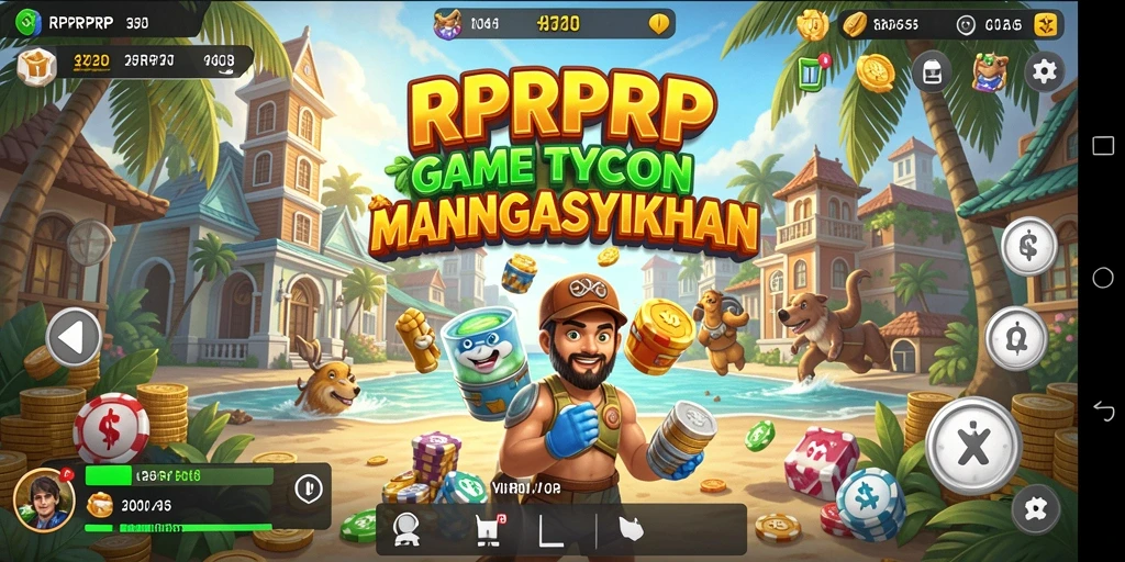 Screenshot menunjukkan gameplay seru dan strategis dari RPRPRP.