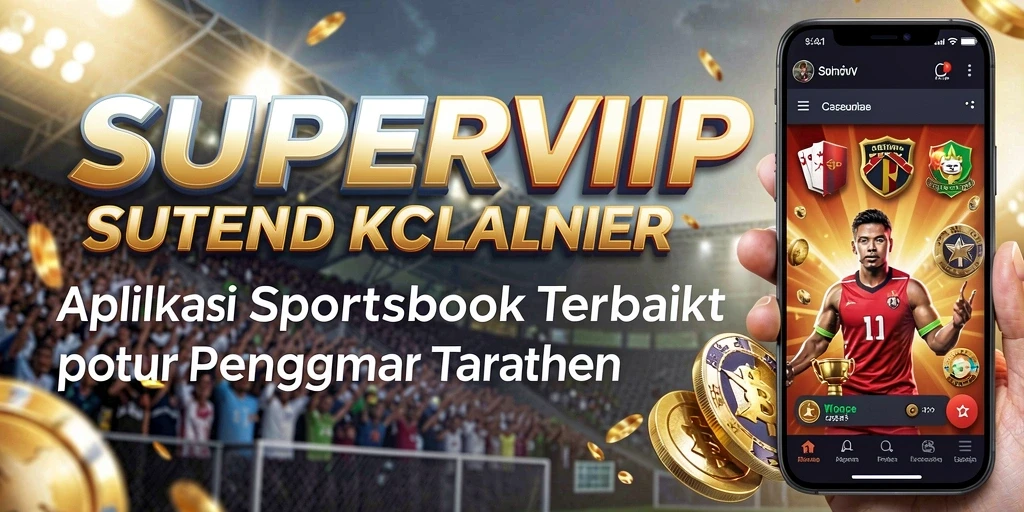Tampilan antarmuka SUPERVIP yang menarik dan modern.