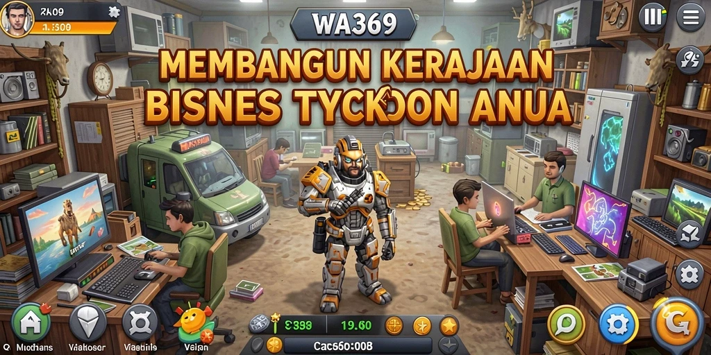 Tampilan gameplay <strong>WA369</strong> yang menarik dan penuh tantangan bisnis.