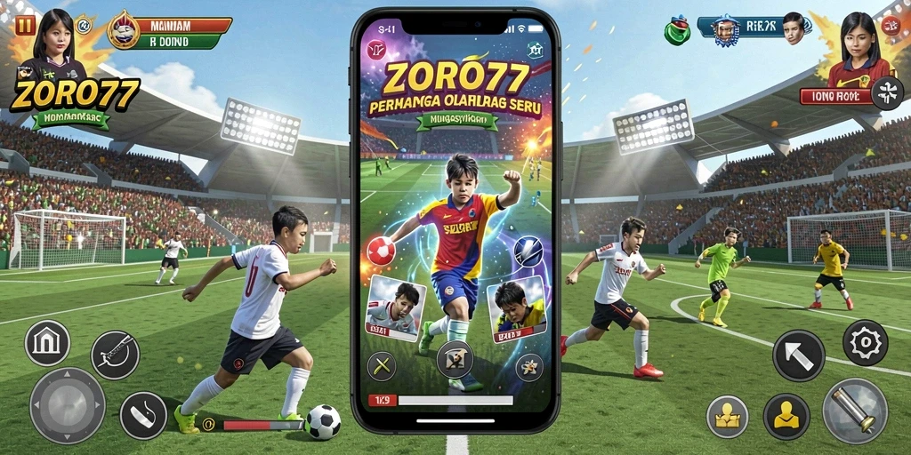 Tampilan seru dari gameplay <strong>ZORO77</strong> yang menggugah semangat olahraga.
